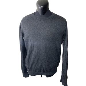 𝅺banana Republic Men's XL Cotton Cashmere Gray Sweater Crew Neck Long Sleeves